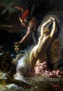 Henri-Pierre Picou Andromeda Chained to a Rock painting